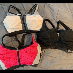 3 Victoria secret maximum support sports bras